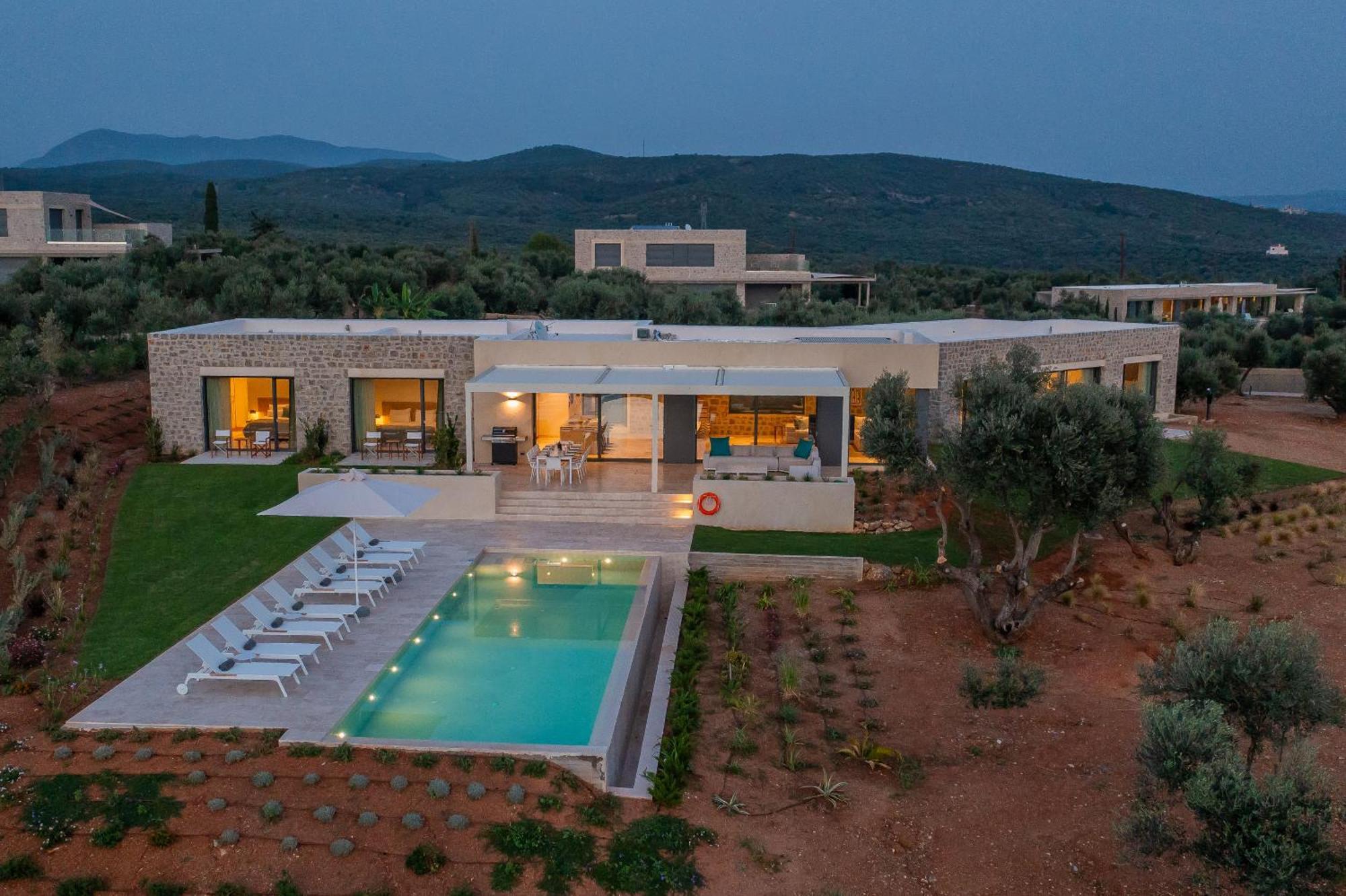 Вилла Messinian Nest Гиалова Экстерьер фото