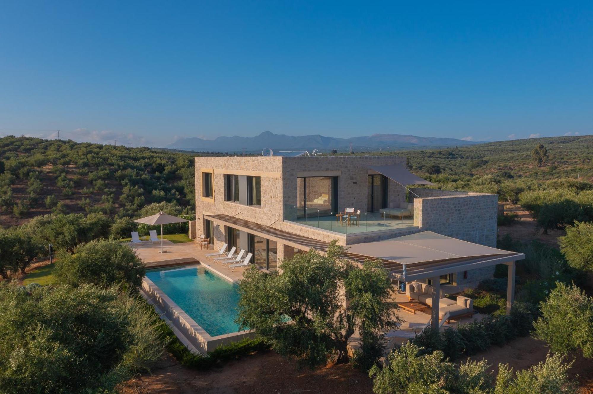 Вилла Messinian Nest Гиалова Экстерьер фото